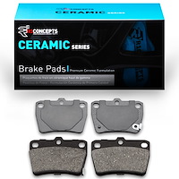 Ceramic Brake Pads, 2004-2005 Lexus/Toyota/Scion, Position: Rear