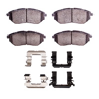 Ceramic Brake Pads & Hardware Kit, 2005-2021 Subaru, Position: Front
