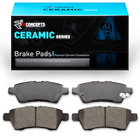 Ceramic Brake Pads, 2005-2012 Infiniti/Nissan, Position: Rear