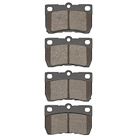 Ceramic Brake Pads, 2006-2013 Lexus/Toyota/Scion, Position: Rear
