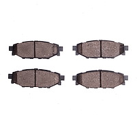 Ceramic Brake Pads, Fits Select Subaru, Position: Rear
