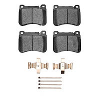 Ceramic Brake Pads & Hardware Kit, 2005-2011 Mercedes-Benz, Position: Front