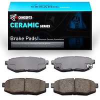 Ceramic Brake Pads, Fits Select Fits Multiple Makes/Models, Position: Rear