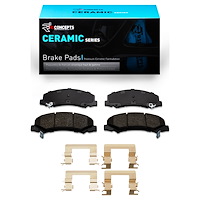 Ceramic Brake Pads & Hardware Kit, 2006-2016 GM, Position: Front