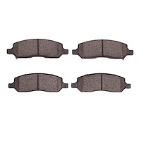 Ceramic Brake Pads, 2006-2011 GM, Position: Rear