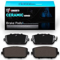 Ceramic Brake Pads, Fits Select Fits Multiple Makes/Models, Position: Rear