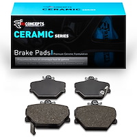 Ceramic Brake Pads, 2005-2016 Smart, Position: Front