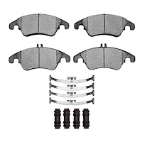 Ceramic Brake Pads & Hardware Kit, 2008-2020 Mercedes-Benz, Position: Front