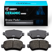 Ceramic Brake Pads, 2002-2008 GM, Position: Rear