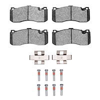 Ceramic Brake Pads & Hardware Kit, 2006-2013 Fits Multiple Makes/Models, Position: Front