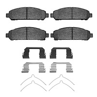 Ceramic Brake Pads & Hardware Kit, 2009-2015 Lexus/Toyota/Scion, Position: Front