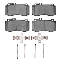 Ceramic Brake Pads & Hardware Kit, 2010-2017 Mercedes-Benz, Position: Front