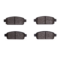 Ceramic Brake Pads, 2011-2019 GM, Position: Rear