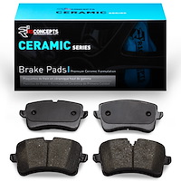 Ceramic Brake Pads, 2011-2021 Audi/Porsche/Volkswagen, Position: Rear