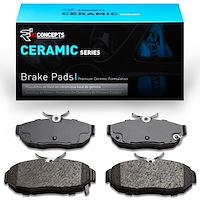 Ceramic Brake Pads, 2012-2014 Ford/Lincoln/Mercury/Mazda, Position: Rear