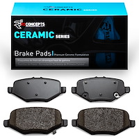 Ceramic Brake Pads, 2013-2019 Ford/Lincoln/Mercury/Mazda, Position: Rear