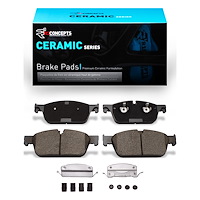 Ceramic Brake Pads & Hardware Kit, 2013-2019 Mercedes-Benz, Position: Front