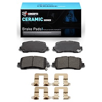 Ceramic Brake Pads & Hardware Kit, 2014-2020 Acura/Honda, Position: Rear