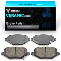 Ceramic Brake Pads, 2009-2016 Fits Multiple Makes/Models, Position: Rear