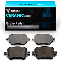 Ceramic Brake Pads, Fits Select Audi/Porsche/Volkswagen, Position: Rear