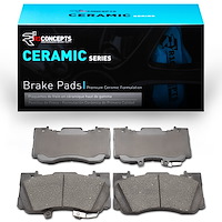 Ceramic Brake Pads, Fits Select Ford/Lincoln/Mercury/Mazda, Position: Front
