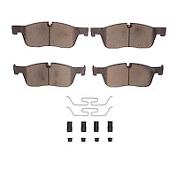 Ceramic Brake Pads & Hardware Kit, 2017-2020 Fits Multiple Makes/Models, Position: Front