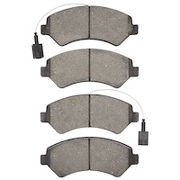 Ceramic Brake Pads, 2014-2021 Mopar, Position: Front