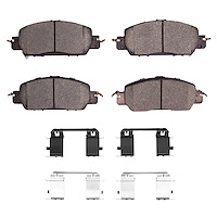 Ceramic Brake Pads & Hardware Kit, 2016-2017 Acura/Honda, Position: Front
