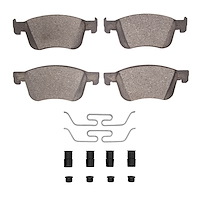 Ceramic Brake Pads & Hardware Kit, Fits Select Acura/Honda, Position: Front