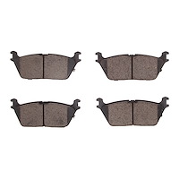Ceramic Brake Pads, Fits Select Mopar, Position: Rear