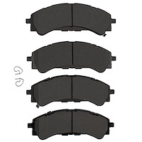 Ceramic Brake Pads, Fits Select Ford/Lincoln/Mercury/Mazda, Position: Front