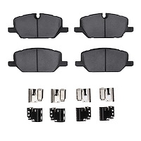 Ceramic Brake Pads & Hardware Kit, Fits Select GM, Position: Front