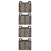 Semi-Metallic Brake Pads, 1961-2004 Fits Multiple Makes/Models, Position: Front & Rear