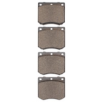 Semi-Metallic Brake Pads, 1967-1990 Fits Multiple Makes/Models, Position: Front