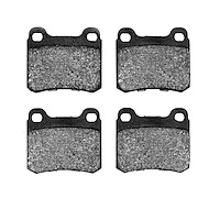 Semi-Metallic Brake Pads, 1983-1995 Mercedes-Benz, Position: Rear