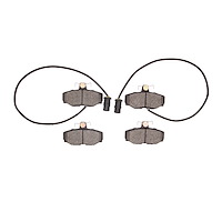 Semi-Metallic Brake Pads, 1986-1987 Jaguar, Position: Rear