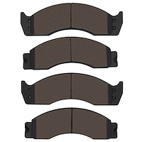 Semi-Metallic Brake Pads, 1988-2007 Ford/Lincoln/Mercury/Mazda, Position: Rear & Front