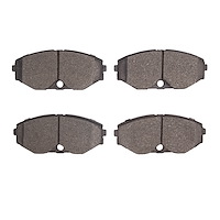 Semi-Metallic Brake Pads, 1990-1995 Infiniti/Nissan, Position: Front