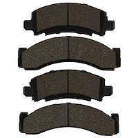 Semi-Metallic Brake Pads, 1971-2006 Fits Multiple Makes/Models, Position: Front & Rear