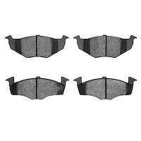 Semi-Metallic Brake Pads, 1997-1998 Audi/Porsche/Volkswagen, Position: Front