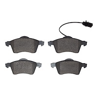 Semi-Metallic Brake Pads, 2000-2000 Audi/Porsche/Volkswagen, Position: Front