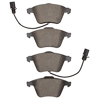 Semi-Metallic Brake Pads, 2000-2011 Audi/Porsche/Volkswagen, Position: Front