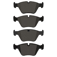 Semi-Metallic Brake Pads, 2001-2010 BMW, Position: Front