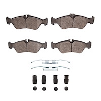 Semi-Metallic Brake Pads & Hardware Kit, 2002-2006 Fits Multiple Makes/Models, Position: Rear Right