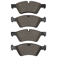Semi-Metallic Brake Pads, 2005-2012 Mercedes-Benz, Position: Front
