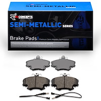 Semi-Metallic Brake Pads, 2002-2011 Fits Multiple Makes/Models, Position: Front