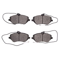 Semi-Metallic Brake Pads, 2006-2009 Peugeot, Position: Front