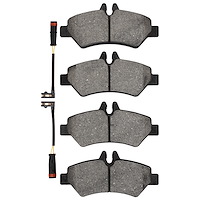 Semi-Metallic Brake Pads, 2006-2018 Fits Multiple Makes/Models, Position: Rear Right