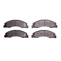 Semi-Metallic Brake Pads, Fits Select Ford/Lincoln/Mercury/Mazda, Position: Front