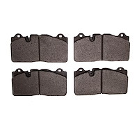 Semi-Metallic Brake Pads, 2009-2019 GM, Position: Front